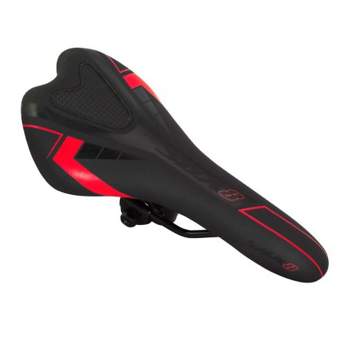 ASIENTO NGO/ROJO MTB/RUTA C/BROCHE "XDS8"