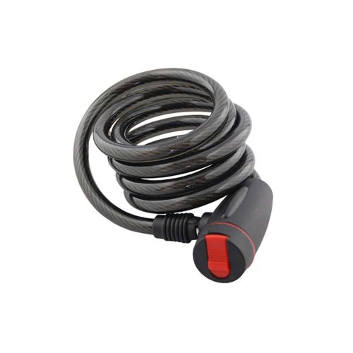 CANDADO D/CABLE 10x150CM NEGRO LLAVE