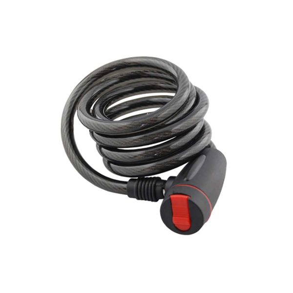 CANDADO D/CABLE 10x150CM NEGRO LLAVE