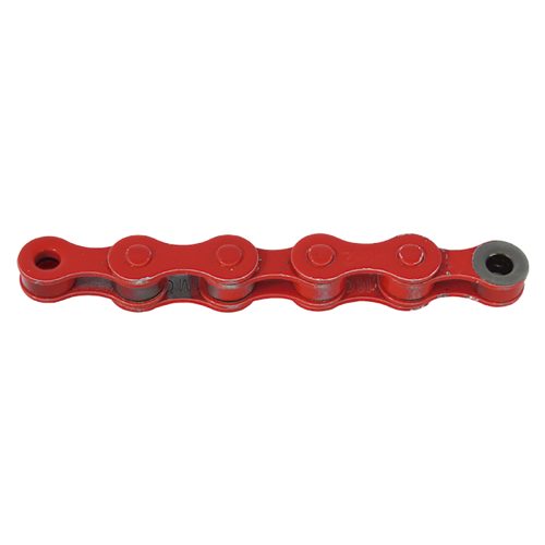 CADENA 1/2x1/8x114 ESLABONES ROJA KMC 410