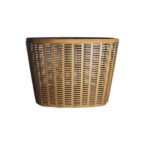 CANASTILLA P/BICI PLASTICO 37x25x21CM CAFÉ