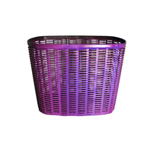 CANASTILLA P/BICI PLASTICO 37x25x21CM PURPURA