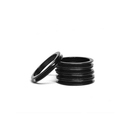 ESPACIADOR JGO DIR ALUM #28.6x5MM NEGRO "NECO"