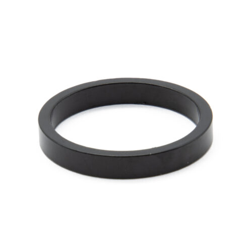 ESPACIADOR DE ALUMINIO PARA JUEGO DE DIRECCIÓN Ø 28.6MM X 5MM NEGRO (5 PZS)