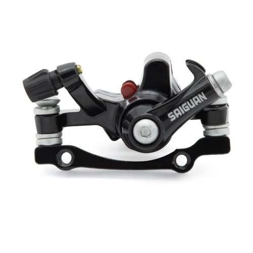 CALIPER PARA FRENO DE DISCO DELANTERO MECANICO SAIGUAN CON ADAPTADOR PARA DICOS DE 160MM