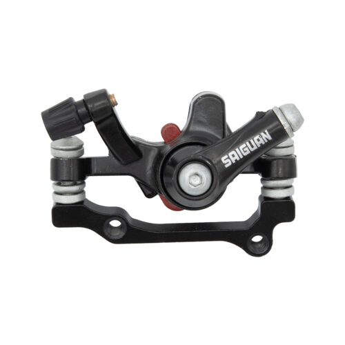CALIPER PARA FRENO DE DISCO DELANTERO MECANICO SAIGUAN CON ADAPTADOR PARA DICOS DE 160MM