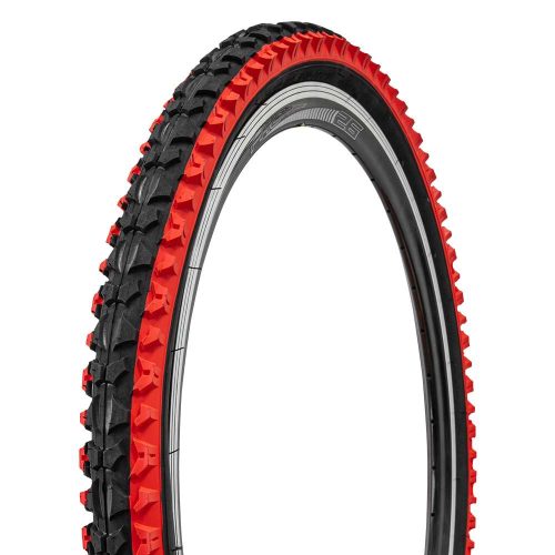 LLANTA R-26x2.125 NEGRO/ROJO MTB