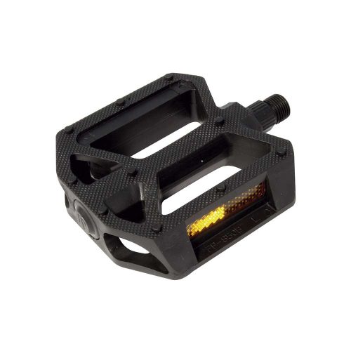 PEDALES 1/2 BMX PVC NEGRO CUADRADO "850"