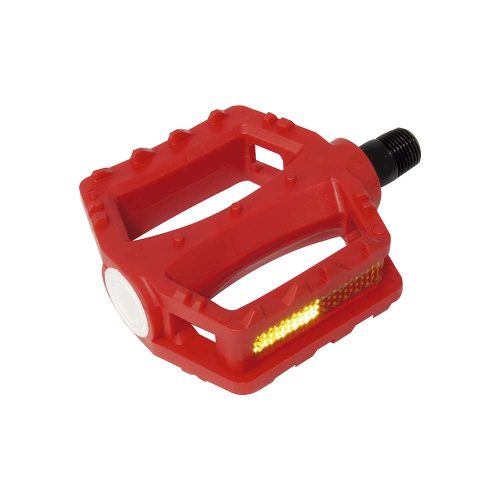PEDALES INFANTIL PVC 1/2" ROJO SIN BALA