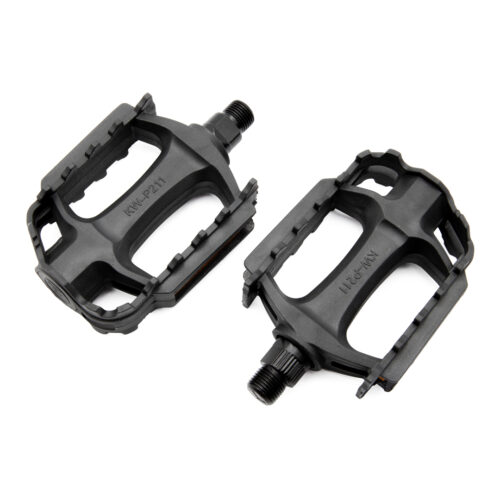 PEDAL DE PLASTICO 1/2 PARA BICICLETA NEGRO