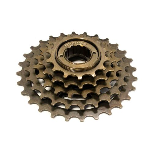 RUEDA LIBRE 5 PASOS 14/28 DIENTES FRICCION CAFÉ