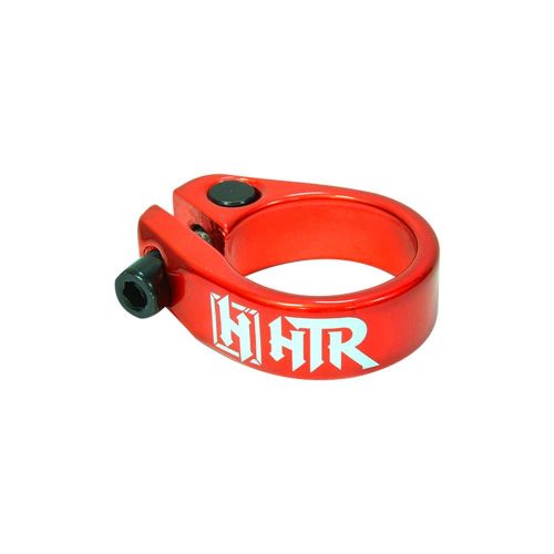 ABRAZADERA DE ASIENTO ALUMINIO  28.6 MM ROJO