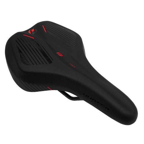 ASIENTO MEMORY FOAM COLOR NEGRO CON ROJO