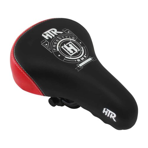 ASIENTO BMX NEGRO/ROJO RIE ACERO "HUNTER"