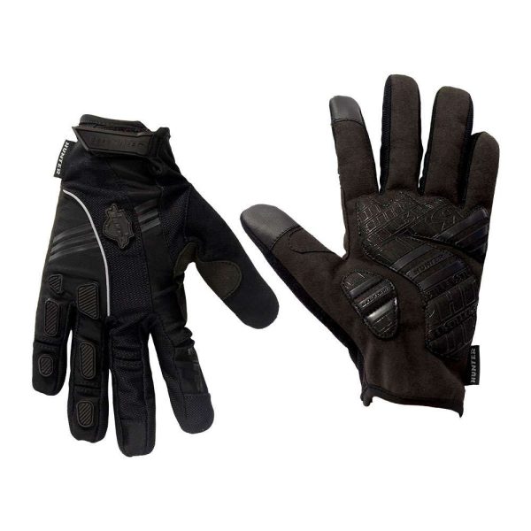 GUANTES "HUNTER" COMPL NEGRO T-MEDIANA