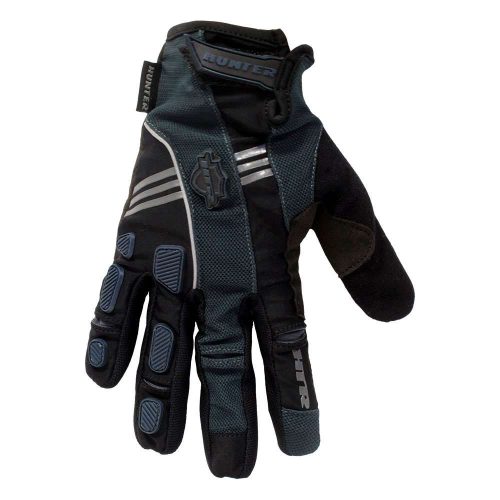 GUANTES "HUNTER" COMPL NGO/GRIS T-GRANDE