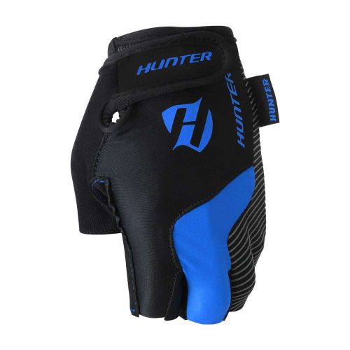 GUANTES COR HUNTER PIEL NG/AZ GR