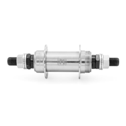 MAZA TRASERA BMX EN ACERO CROMO 36H/14G P/RUEDA LIBRE 36HOYOS  EJE 14MM RODAMIENTO EN BALA HTR