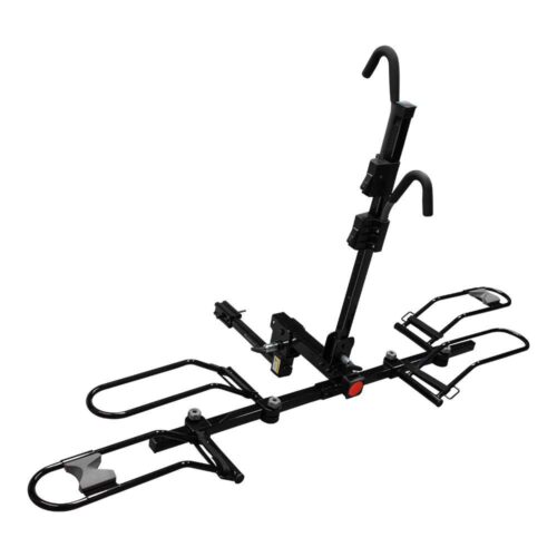 PORTA BICICLETAS DE TIRON ACERO P/2 BICICLETAS NEGRO