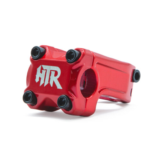 POSTE DE MANUBRIO BMX EN ALUMINIO EXT. 50MM  Ø22.2MM ROJO MARCA HTR