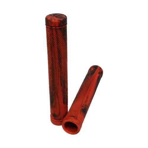 PUÑO BMX HTR CAUCHO 178MM ROJO/NEGRO
