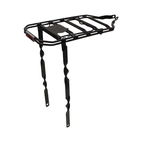PORTA BULTOS TRASERO MTB NEGRO REFORZADO R-26