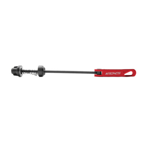 BLOQUEO PARA MAZA DELANTERA EN ALUMINIO DE 145MM COLOR ROJO MARCA KRONOS