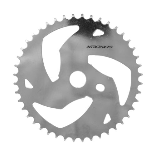 DISCO PARA CIGÜEÑAL ACERO 44 DIENTES MOD NJN COLOR CROMO MARCA KRONOS