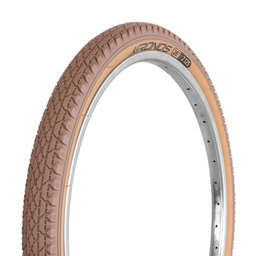 Llanta Kronos Cruiser 26x2.125 Café - Accesorio para Bicicleta de Ciclismo