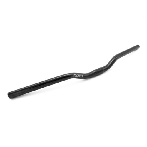 MANUBRIO MTB EN ACERO TIPO GAVIOTA 25.4MM LONGITUD 600MM NEGRO KRONOS