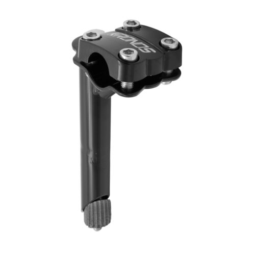 POSTE PARA MANUBRIO TIPO CROSS EN ACERO 22.2MM EXT. 40MM COLOR NEGRO KRONOS