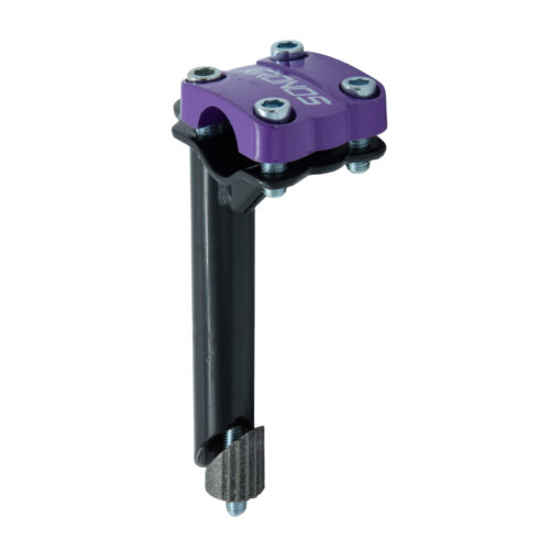 POSTE PARA MANUBRIO TIPO CROSS EN ACERO 22.2MM EXT. 40MM COLOR MORADO KRONOS