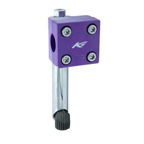 POSTE PARA MANUBRIO P/BMX EN ACERO 22.2MM EXT. 65MM TORNILLO P/ROTOR COLOR MORADO KRONOS