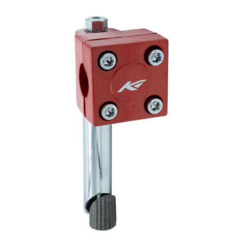 POSTE PARA MANUBRIO P/BMX EN ACERO 22.2MM EXT. 65MM TORNILLO P/ROTOR COLOR ROJO KRONOS