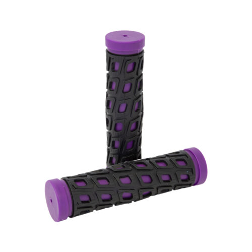 PUÑO EN TPR DE 130MM MOD WEB COLOR NEGRO/MORADO MARCA KRONOS