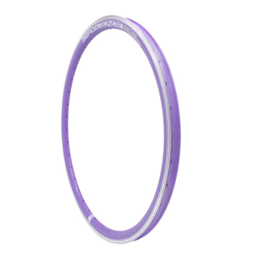 ARO R-26 AERODINÁMICO DE 36HX14G PARA VÁLVULA AMERICANA CON PERFIL 29.5MM ALTO X 19.6MM ANCHO INTERNO X 25MM ANCHO EXTERIOR COLOR MORADO KRONOS