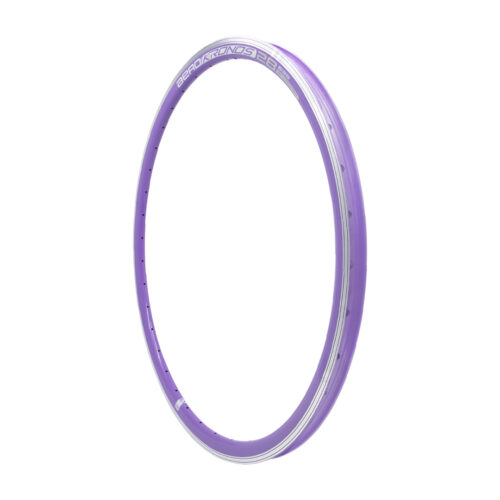 ARO R-28 AERODINÁMICO DE 36HX14G PARA VÁLVULA AMERICANA CON PERFIL 29.5MM ALTO X 19.6MM ANCHO INTERNO X 25MM ANCHO EXTERIOR COLOR MORADO KRONOS