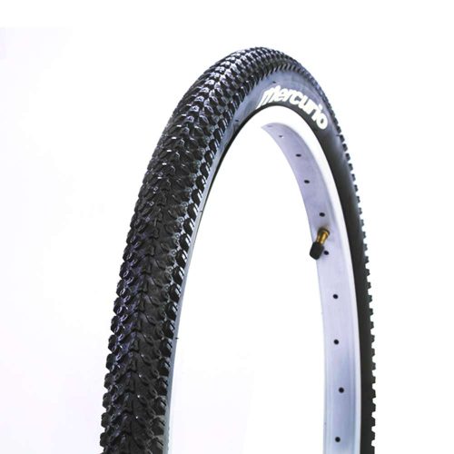 LLANTA PARA R-24 x 1.95 NEGRA "MERCURIO"