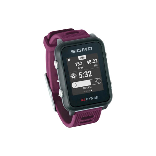 RELOJ SIGMA  MODELO ID.FREE COLOR CIRUELA