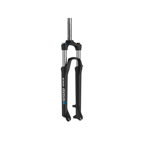 SUSPENSION DE RESORTE R-29" SUNTOUR SF20 TUBO DE DIRECCION CONICO EN ACERO/ BLOQUEO MANUAL / MONTAJE FRENO PM / 100MM RECORRIDO / PARA EJE DE BLOQUEO OLD 100MM