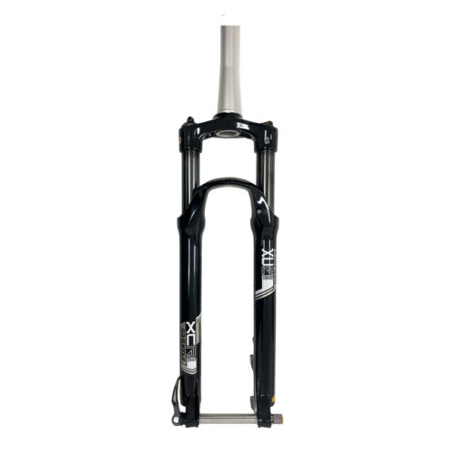 SUSPENSION R-29 MOD. XCR32-COIL  CONICA 1.5"- 1 1/8" BOTELLAS EN MAGNESIO PARA FRENO DE DISCO POST MOUNT RECORRIDO 100MM PARA EJE 15QLC32 OLD 100MM BLOQUEO POR REMOTO Y AJUSTE DE REBOTE COLOR NEGRO SUNTOUR