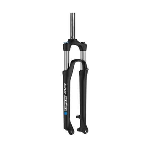 SUSPENSION R-26 MOD. SF20-XCM 1 1/8" BOTELLAS EN ALUMINIO PARA FRENO DE DISCO POST MOUNT RECORRIDO 100MM PARA EJE 9MM OLD 100MM AJUSTE PRECARGADO COLOR NEGRO SUNTOUR