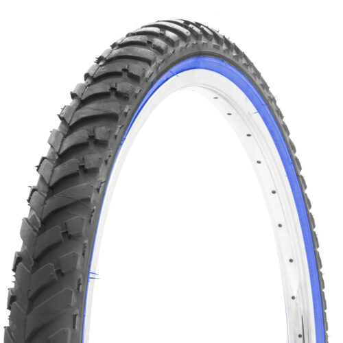 LLANTA PARA BICICLETA  26X 2.125 COLOR NEGRO/AZUL