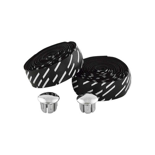 CINTA PARA MANUBRIO DE HULE NEGRO/LINEA BLANCA