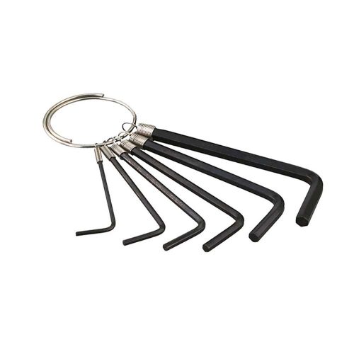 LLAVE ACERO 2,2.5,3,4,5 Y 6MM EN ARGOLLA