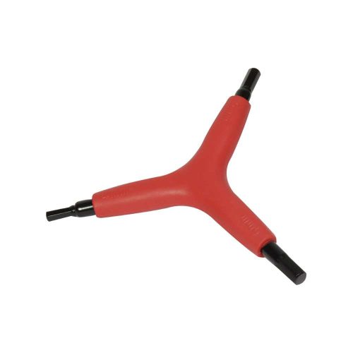 LLAVE TIPO "Y" 4, 5 Y 6MM ROJO/NEGRO