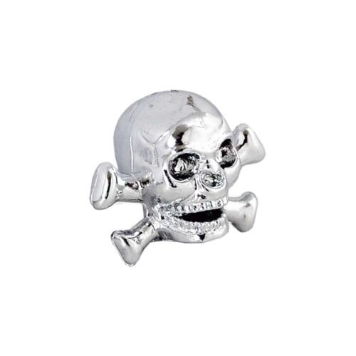 TAPONES PLATA P/VALVULA AMERICANA CALAVERA
