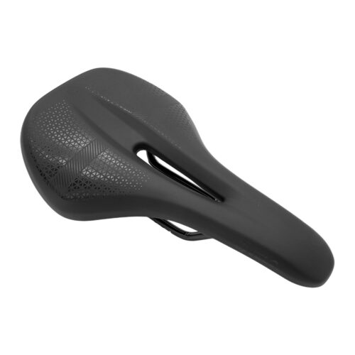 ASIENTO VELO VL-1C60 COLOR NEGRO PROSTATICO  257MM x 147MM RIEL ACERO PARA MTB/RUTA