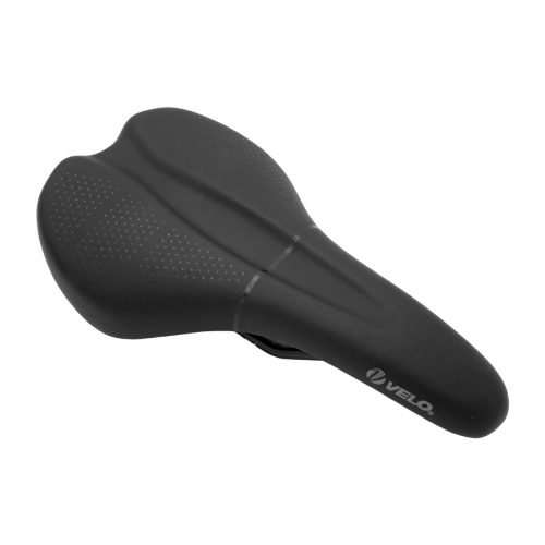 ASIENTO VELO VL-1C28 COLOR NEGRO 255MM x 145MM RIEL ACERO PARA MTB/RUTA