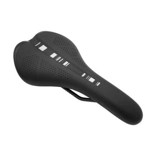 ASIENTO VELO VL-4479 COLOR NEGRO 248MM x 168MM RIEL ACERO PARA MTB/RUTA